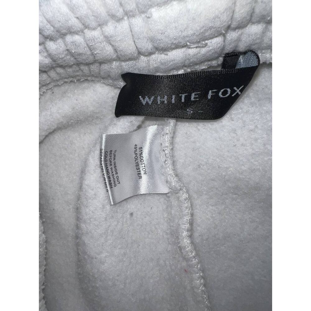 White Fox Boutique Light Gray Logo Sweat Joggers - Picture 4 of 8